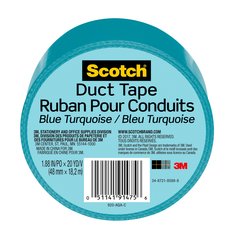 Scotch® Duct Tape 920-AQA-C, 1.88 in x 20 yd (48 mm x 18,2 m), Aqua