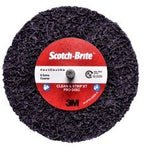 Scotch-Brite™ Clean and Strip XT Pro Disc, XO-DC, SiC Extra Coarse,
Purple, 4 in x 1/2 in x 1/4 in, Shaft Mount, 10 ea/Case