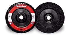 Scotch-Brite™ Clean and Strip XT Pro Disc, XO-DC, SiC Extra Coarse,
Purple, 7 in x 7/8 in, Type 27, 5 ea/Case