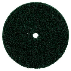 Scotch-Brite™ Clean and Strip XT Pro Extra Cut Disc, XC-DC, A/O Extra
Coarse, Green, 6 in x 1/2 in, 15 ea/Case