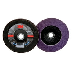 3M™ Flap Disc 769F, 80+, T29, 7 in x 7/8 in, 5 ea/Case