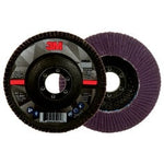 3M™ Flap Disc 769F, 120+, T29, 4-1/2 in x 7/8 in, 10 ea/Case