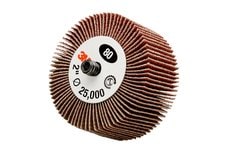 3M™ Flap Wheel 244D, 80 X-weight, Type 83, 3 in x 1 in x 1/4 in, 10
ea/Case