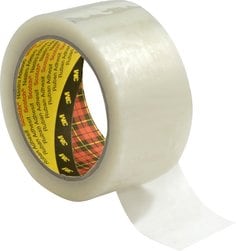 Scotch® Custom Printed Box Sealing Tape 371CP, Clear, 48 mm x 100 m,
36/Case
