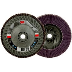 3M™ Flap Disc 769F, 29883, 40+, T27, 4-1/2 in x 7/8 in, 10 ea/Case