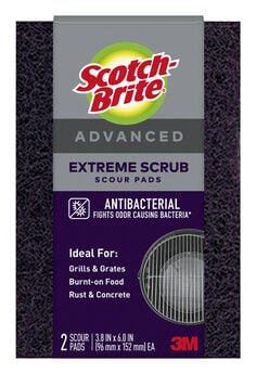 Scotch-Brite® Extreme Scrub Scour Pad 77222-R, 6/2