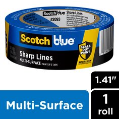 ScotchBlue™ Sharp Lines Painter's Tape 2093-36NC, 1.41 in x 60 yd (36 mm
x 54.8 m)