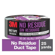 3M™No Residue Duct Tape 2425, 1.88 in x 25 yd (48 mm x 22.8 m)