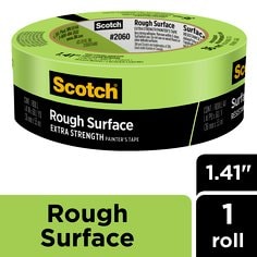 Scotch® Rough Surface Painter's Tape 2060-36AP, 1.41 in x 60.1 yd (36mm
x 55m)