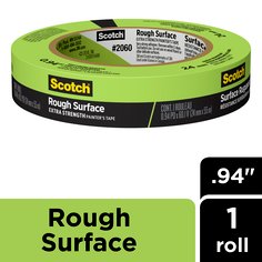 Scotch® Rough Surface Painter's Tape 2060-24AP, 0.94 in x 60.1 yd (24mm
x 55m)
