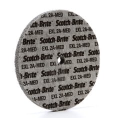 Scotch-Brite™ EXL Unitized Wheel, 6 in x 1/2 in x 1/2 in, 2A MED, 4
ea/Case, Custom
