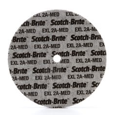 Scotch-Brite™ EXL Unitized Wheel, XL-UW, 2A Medium, 14 in x 1 in x 1-1/4
in, 1 ea/Case