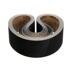 3M™ Cloth Belt 461F, P150 XF-weight, 4 in x 132 in, Sine-lok 45° Angle,
Precision Roll Grinding, 50 ea/Case