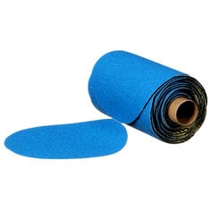 3M™ Stikit™ Blue Abrasive Disc Roll, 36265, 5 in, 80 grade, No Hole, 50 discs per roll, 5 rolls per case