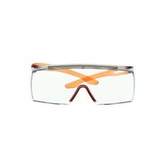 3M™ SecureFit™ 3700 Series, SF3701SGAF-ORG, Orange Temple, Scotchgard™ Anti-Fog Coating, Clear OTG AF-AS lens 10ea/cs