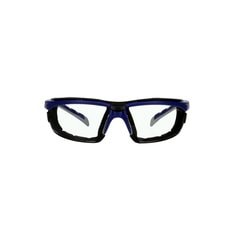 3M™ Solus™ 2000 Series, S2001SGAF-BGR-F, Gray/Blue-Green Temples,
Scotchgard™ Anti-Fog Coating, Clear AF-AS lens,Foam Gskt 20ea/cs