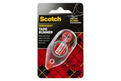 Scotch® Double Sided Adhesive Roller, 6061, .27 in x 26 ft (7 mm x 8 m)
Red