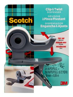 Scotch® Desktop Tape Dispenser C19-CLIP-SR, 1 Dispenser