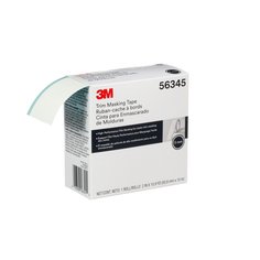 3M™ Trim Masking Tape, 56345, 5 mm Hard Band, 50.8 mm x 10 m, 6 rolls per case