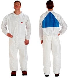 3M™ Protective Coverall 4540+CS White & Blue Type 5/6 Size 3XL, 25 EA/Case