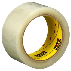 Scotch® High Tack Box Sealing Tape 375+, Clear, 48 mm x 50 m, 36/Case