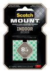 Scotch-Mount™ Indoor Double-Sided Mounting Squares 111H-SQ-48, 1 in x 1 in (2,54 cm x 2,54 cm) 48/pk