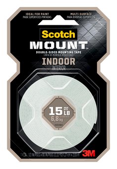Scotch-Mount™ Indoor Double-Sided Mounting Tape 110H, 1/2 in x 80 in