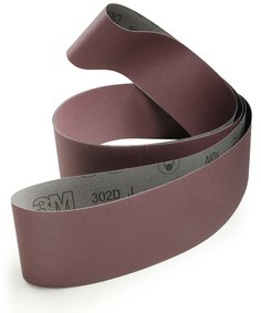 3M™ Cloth Belt 302D, 80 J-weight, 4 in x 90 in, Film-lok, Full-flex