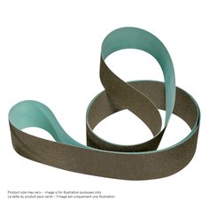 3M™ Flexible Diamond Belt 6454J, 74Mic, Type V2S, Pattern 18, Red, 3/8
in x 24 in