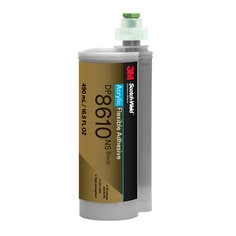 3M™ Scotch-Weld™ Flexible Acrylic Adhesive DP8610NS, Black, 490 mL Duo-
Pak, 6/Case
