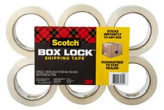 Scotch® Shipping Packaging Tape 3950-6, 1.88 in x 54.6 yd (48 mm x 50 m)