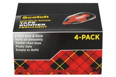Scotch® Tape Runners 6055BNS, .31 in x 16.3 yd (7.92 mm x 14.9 m), Value Pack, 4 Pack