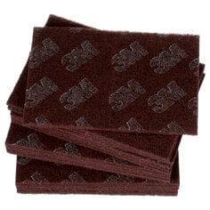 Scotch-Brite™ Production Hand Pad 8447, HP-HP, A/O Very Fine, Maroon, 6
in x 9 in, 20/Carton, 60 ea/Case