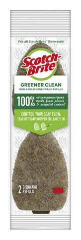 Scotch-Brite® Greener Clean Dishwand Refill 673-2-7, 2 ea/pk, 7 pks/cs