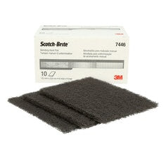 Scotch-Brite™ Blending Hand Pad 7446, HP-HP, 6 in x 9 in, 150 ea/Case,
Bulk