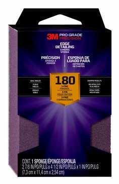 3M™ Pro Grade Precision™ Edge Detailing Dual Angle Sanding Sponge
24302TRIP-XFDA, 2 7/8 in x 4 1/2 in x 1 in, X-Fine, 12/cs