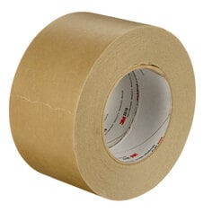 3M™ High Performance Flatback Tape 2519, Tan, 72 mm x 55 m, (3 Roll/Pack) 12 Roll/Case