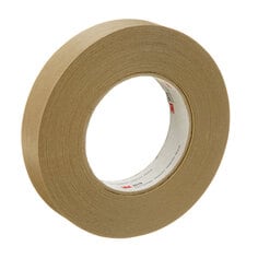 3M™ High Performance Flatback Tape 2519, Tan, 24 mm x 55 m, 36 Roll/Case