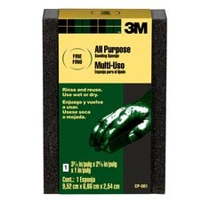 3M™ General Purpose Sanding Sponge CP-001A, Block, 3 3/4 in x 2 5/8 in x
1 in, Fine, Bulk, 250/cs