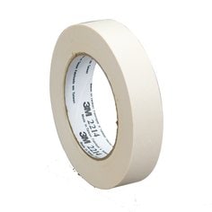3M™ Paper Masking Tape 2214, Tan, 18 mm x 50 m, 5.4 mil, 48 Rolls/Case