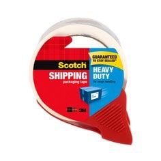 Scotch® Heavy Duty Shipping Packaging Tape 3850S-RD-12GC, 1.88 in x 38.2 yd (48 mm x 35 m)