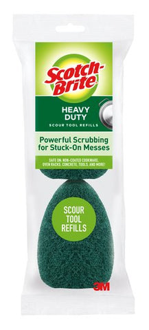 Scotch-Brite® Heavy Duty Scour Tool Refills 481-WB, 2 ea/pk, 7 pks/cs