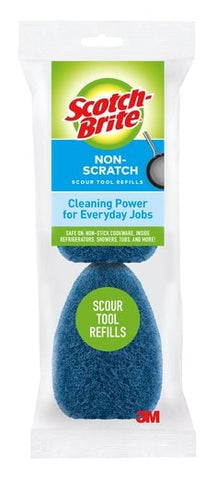 Scotch-Brite® Non-Scratch Scour Tool Refills 483-WB, 2 ea/pk, 7 pks/cs