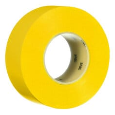 3M™ Durable Floor Marking Tape 971, Yellow, 2 in x 36 yd, 17 mil, 6 Rolls/Case, Individually Wrapped Conveniently Packaged