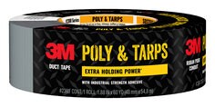 3M™ Poly & Tarps Duct Tape 2360-C 1.88 in x 60 yd (48 mm x 54.8 m) 9 rls/cs
