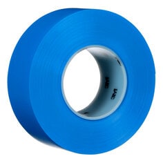 3M™ Durable Floor Marking Tape 971, Blue, 2 in x 36 yd, 17 mil, 6 Rolls/Case, Individually Wrapped Conveniently Packaged