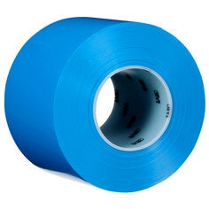 3M™ Durable Floor Marking Tape 971, Blue, 4 in x 36 yd, 17 mil, 3 Rolls/Case, Individually Wrapped Conveniently Packaged