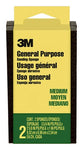 3M™ Sanding Sponge CP-002-2P, Block, 3 3/4 in x 2 5/8 in x 1 in, Medium, 12 pk/cs