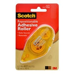 Scotch® Adhesive Roller Repositionable 6055-RPS, .31 in x 49 ft