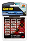 Scotch® Restickable Mounting Squares R100S-ESF, 1 in x 1 in (2.54 cm x 2.54 cm) 18/pk